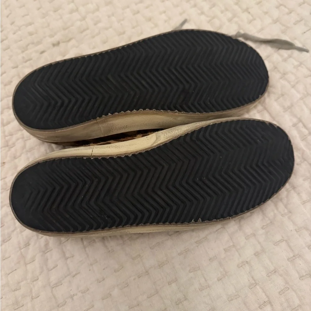 Authentic Golden Goose super star low top leopard sneaker size 37/7 - Picture 4 of 7